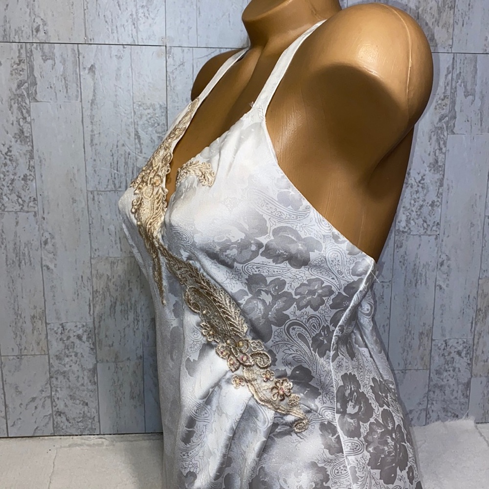 Vintage Chemise or Full dress slip Victoria’s Secret Gold Label size Medium #04 - Picture 5 of 15